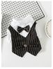 Pet Dog Suit Teddy Suit Shirt Suit Wedding Dress Dog Cat Spring Summer - Gray