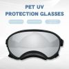 Pet Glasses Puppy Product And Large Dogs Sunglasses Tactic Army Dog Protective Eyewear - Blue/transparent - L