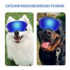 Pet Glasses Puppy Product And Large Dogs Sunglasses Tactic Army Dog Protective Eyewear - Blue/transparent - L