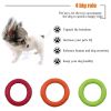 EVA Pet Flying Discs Dog Interactive Toy Training Ring Puller Bite-Resistant Wear-Resistant Outdoor Dog Trainer Pet Supplies - Orange