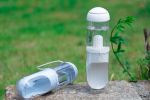 Pet Life 'PYURE' Handheld Travel Filtered Water Feeder - White