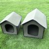 Portable Soft Dog House Cat House, Outdoor Waterproof Windproof Rainproof Dog Pet House, Foldable Semi Enclosed Pet Puppy House - Large