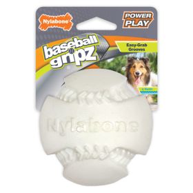 Nylabone Power Play Dog Baseball Gripz Baseball; 1ea-One Size 1 ct