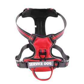 Oxford Cloth Strap Personalized Dog Back (Option: Red-S)