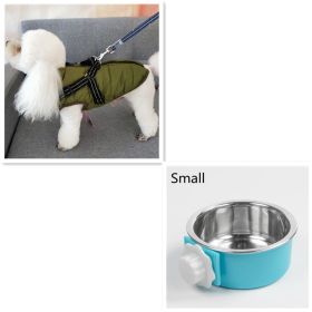 Waterproof Dog Clothes Winter Dog Coat With Harness Warm Pet Clothing Big Dog Jacket Chihuahua Labrador Coat Costume (Option: Army Green-5XL)