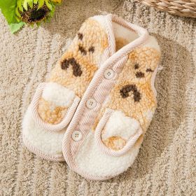 Winter Pet Small Dog Clothes (Option: Beige Bear-XS)