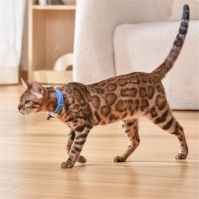 Pet Cat Toy Laser Collar (Color: Blue)