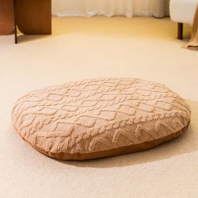 Warm Thick Sponge Cat Nest Small Removable And Washable (Option: L-Brown Mat)