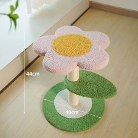 Cat Climbing Frame Cat Nest Cat Tree Integrated Small And Medium-sized Sunflower (Option: Chamfer-Peach Blossom Chamfer)